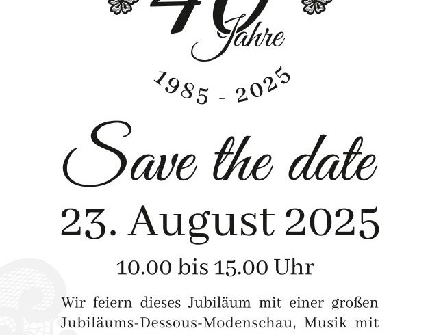 40 Jahre Wäschetraum Idstein 1 40 Jahre Wäschetraum Idstein