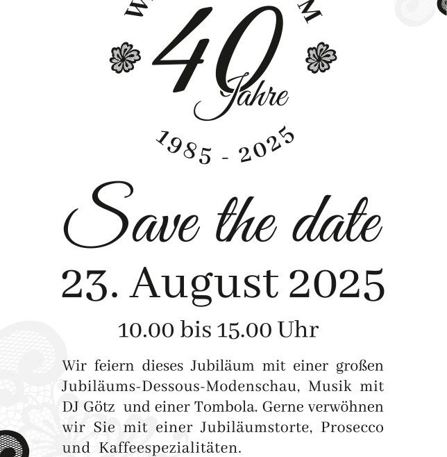 40 Jahre Wäschetraum Idstein 1 40 Jahre Wäschetraum Idstein
